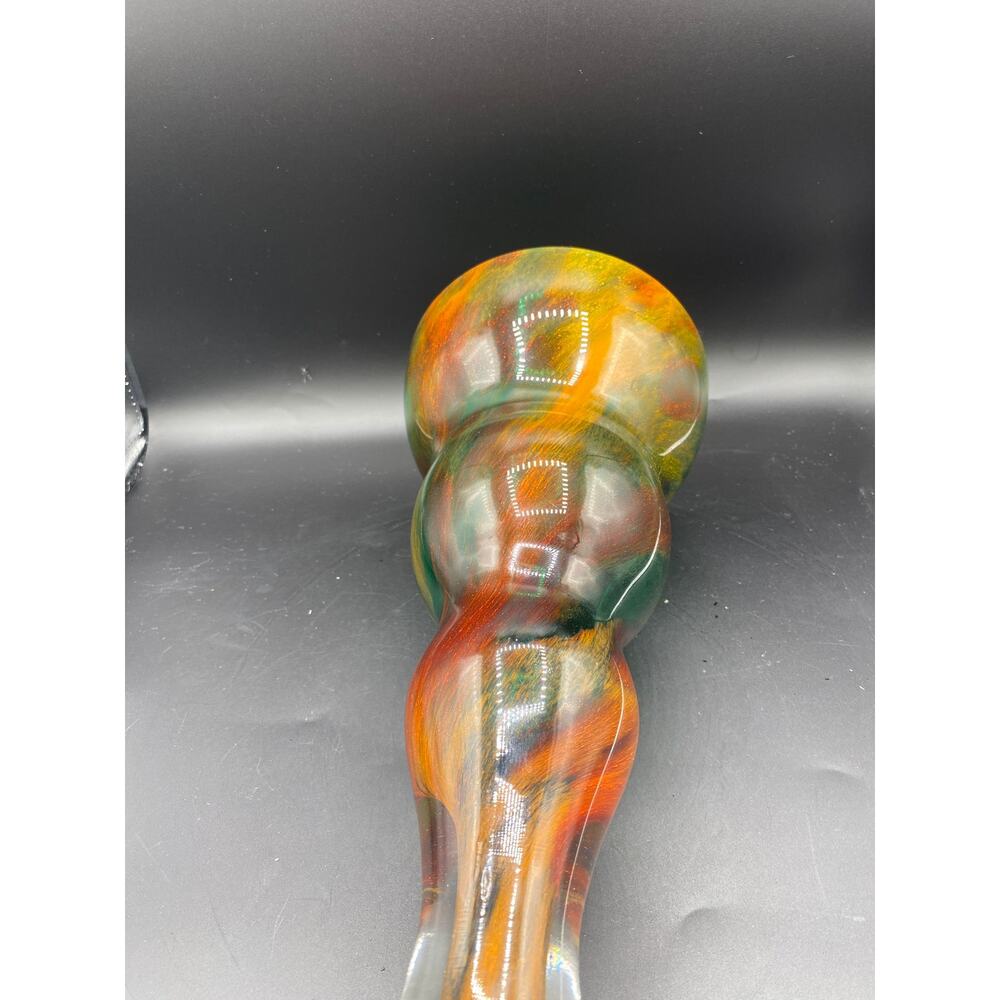 Sasaki Crystal Handcrafted 13" Multi-Colored Art Glass Vase - Picture 5 of 5